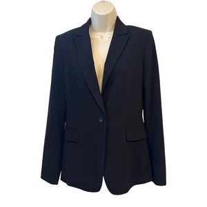 Tahari Black Blazer Lined See Measurements, Similar to‎ Size 10 Pre-owned